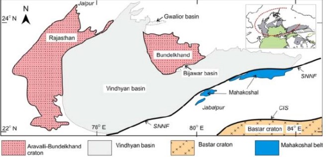 Bundelkhand and Aravalli cratons