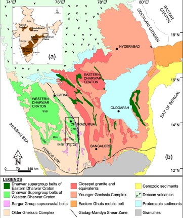 The Dharwar Craton: Geological Significance, Structure, and Economic Importance