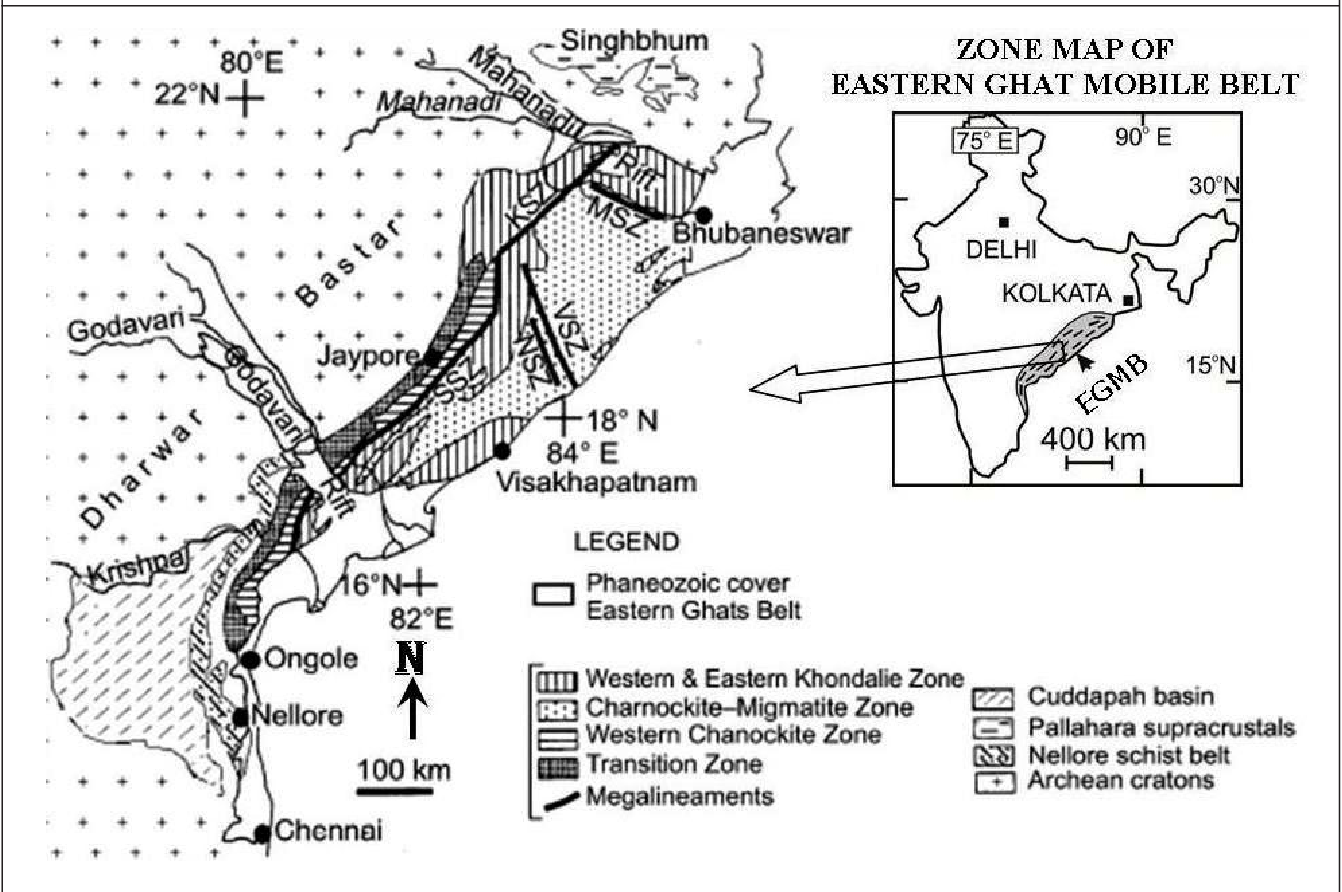 ZONATION OF THE EASTERN GHATS MOBILE BELT