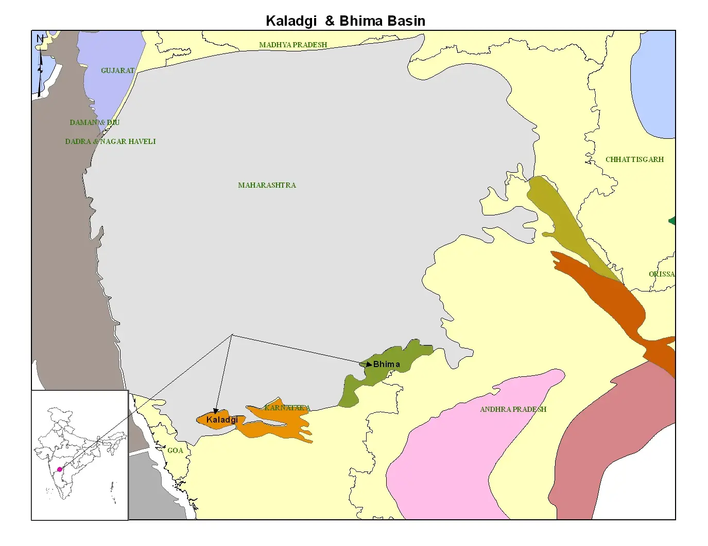 Kaladgi Basin and Bhima Basin