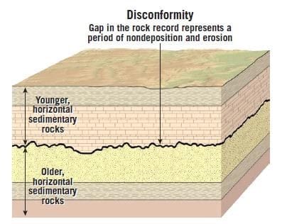असंगति और उसके चार प्रकार Disconformity
