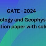 Gate Geology and Geophysics 2024 Question paper with solution