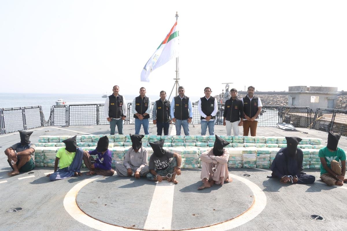 Gujarat ATS and NCB Seize 700 kg Methamphetamine in Joint Operation with Indian Navy
