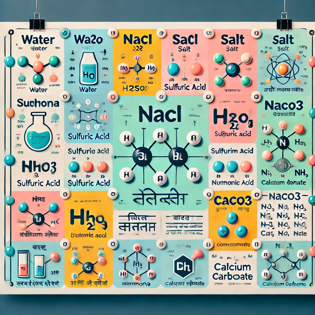Static GK प्रमुख रासायनिक नाम एवं सूत्र (Important Chemical Names & Formula)