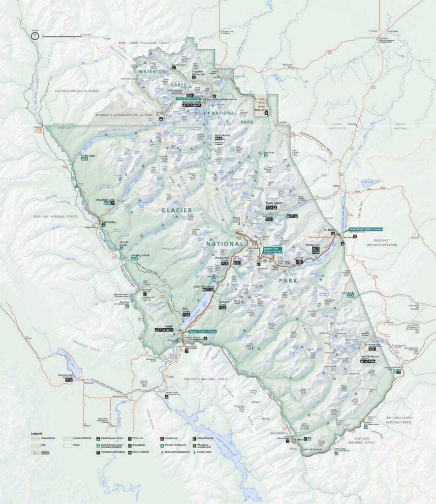 Where is Glacier National Park situated? Where is Glacier National Park situated?
