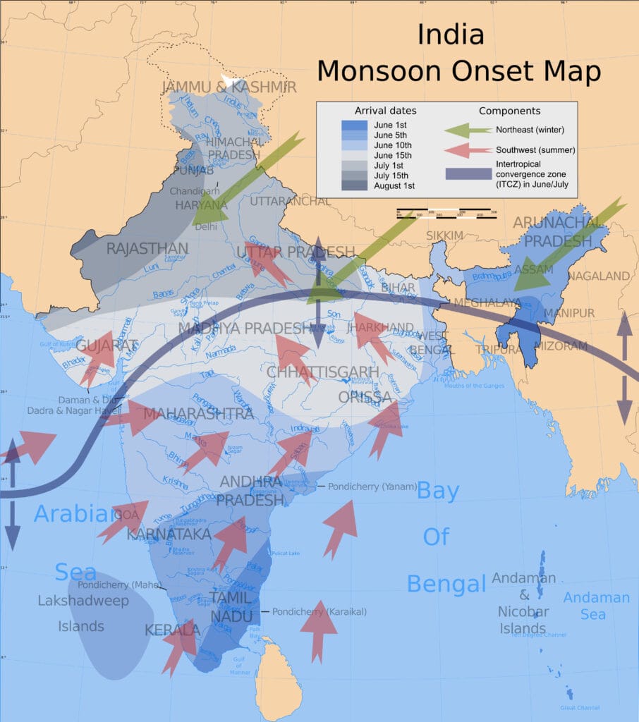 भारत में मानसून (seasons) से आप क्या समझते हैं? भारत में मानसून (seasons) से आप क्या समझते हैं?