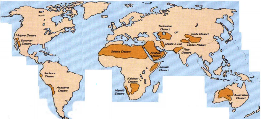 उष्ण मरुस्थलीय या सहारा तुल्य जलवायु (Tropical Desert/Sahara Type Climate)