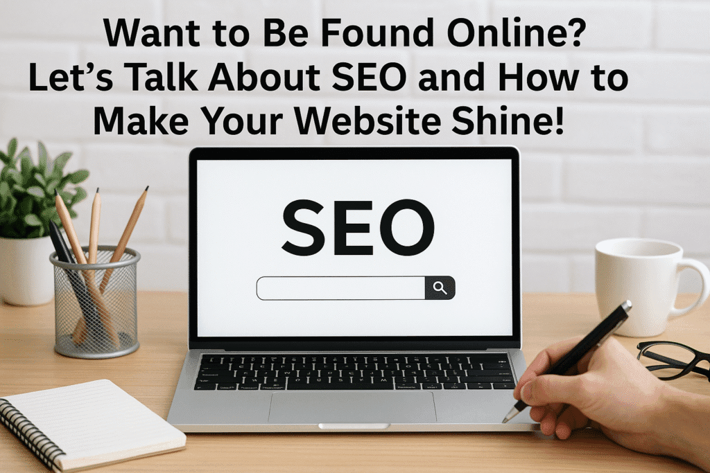 Want to Be Found Online? Let's Talk About SEO and How to Make Your Website Shine! Want to Be Found Online? Let's Talk About SEO and How to Make Your Website Shine!
