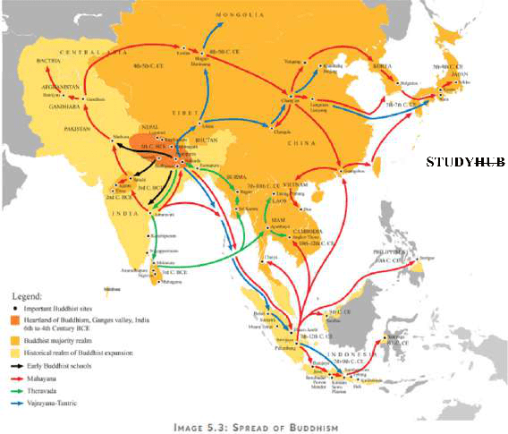 The History of Buddhism in india Spread of Buddhism