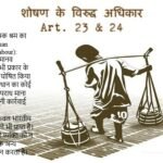 शोषण के विरुद्ध अधिकार (Right Against Exploitation) (अनुच्छेद 23-24)