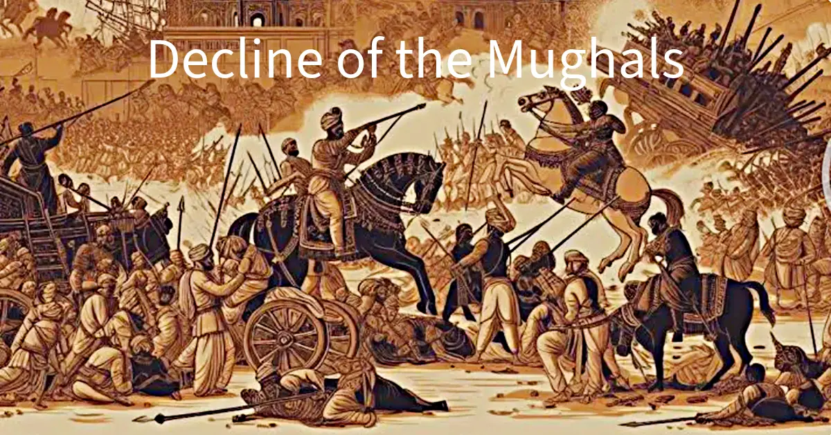 History Decline of the Mughals