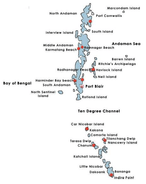अण्डमान एवं निकोबार द्वीपसमूह अण्डमान एवं निकोबार द्वीपसमूह