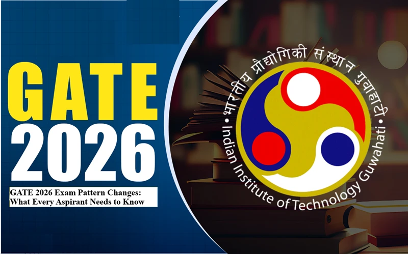 GATE 2026 Exam Pattern Changes Illustration of GATE 2026 exam changes and timeline