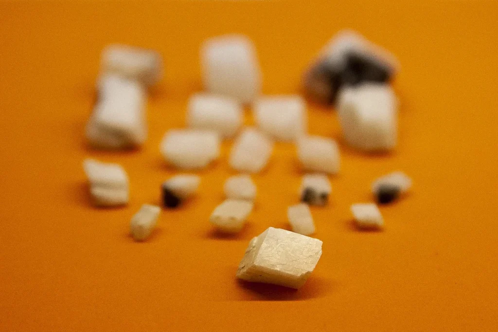 3 Mineral Properties Calcite showing rhombohedral cleavage