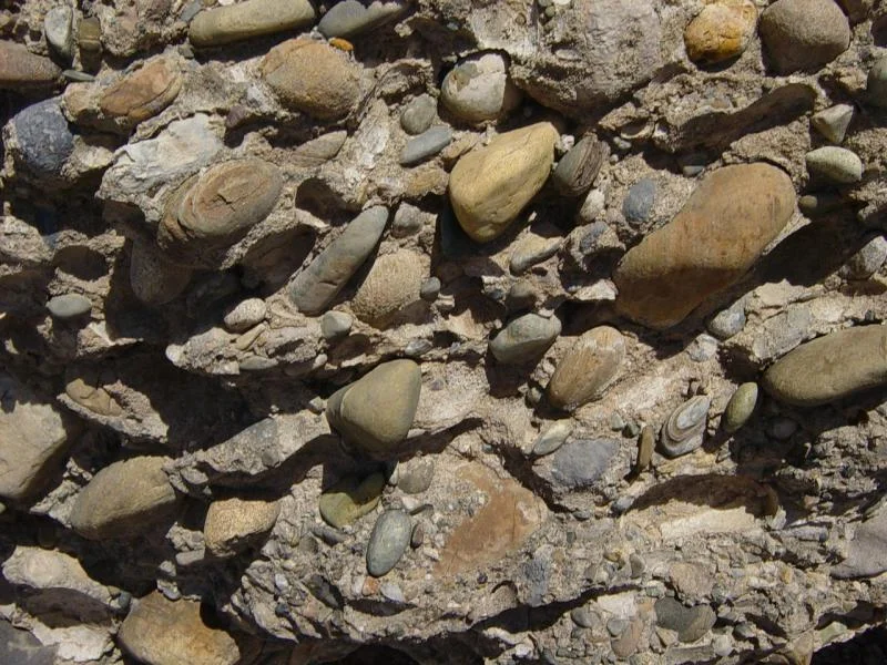 7 Sedimentary Minerals and Sedimentary Rocks Conglomerate, Death Valley National Park, California