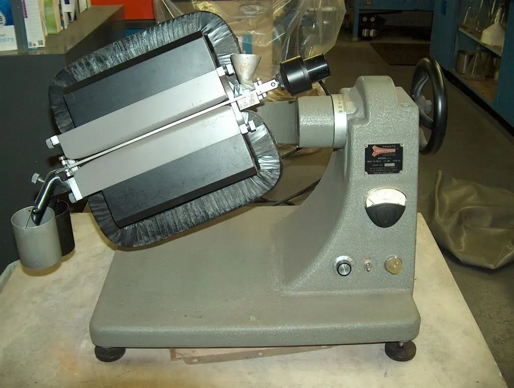 3 Mineral Properties Magnetic separator for laboratory use