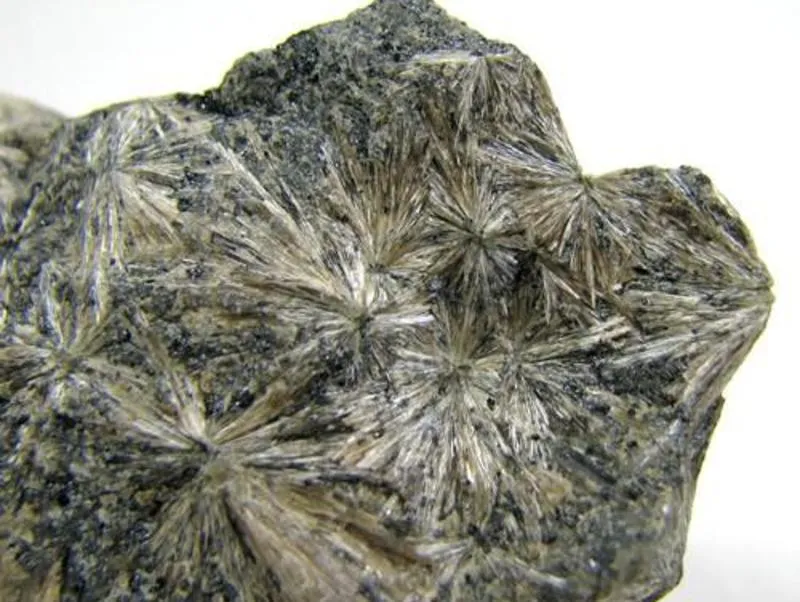 8 Metamorphic Minerals and Metamorphic Rocks Grunerite from near Marquette Michigan. 7 cm across