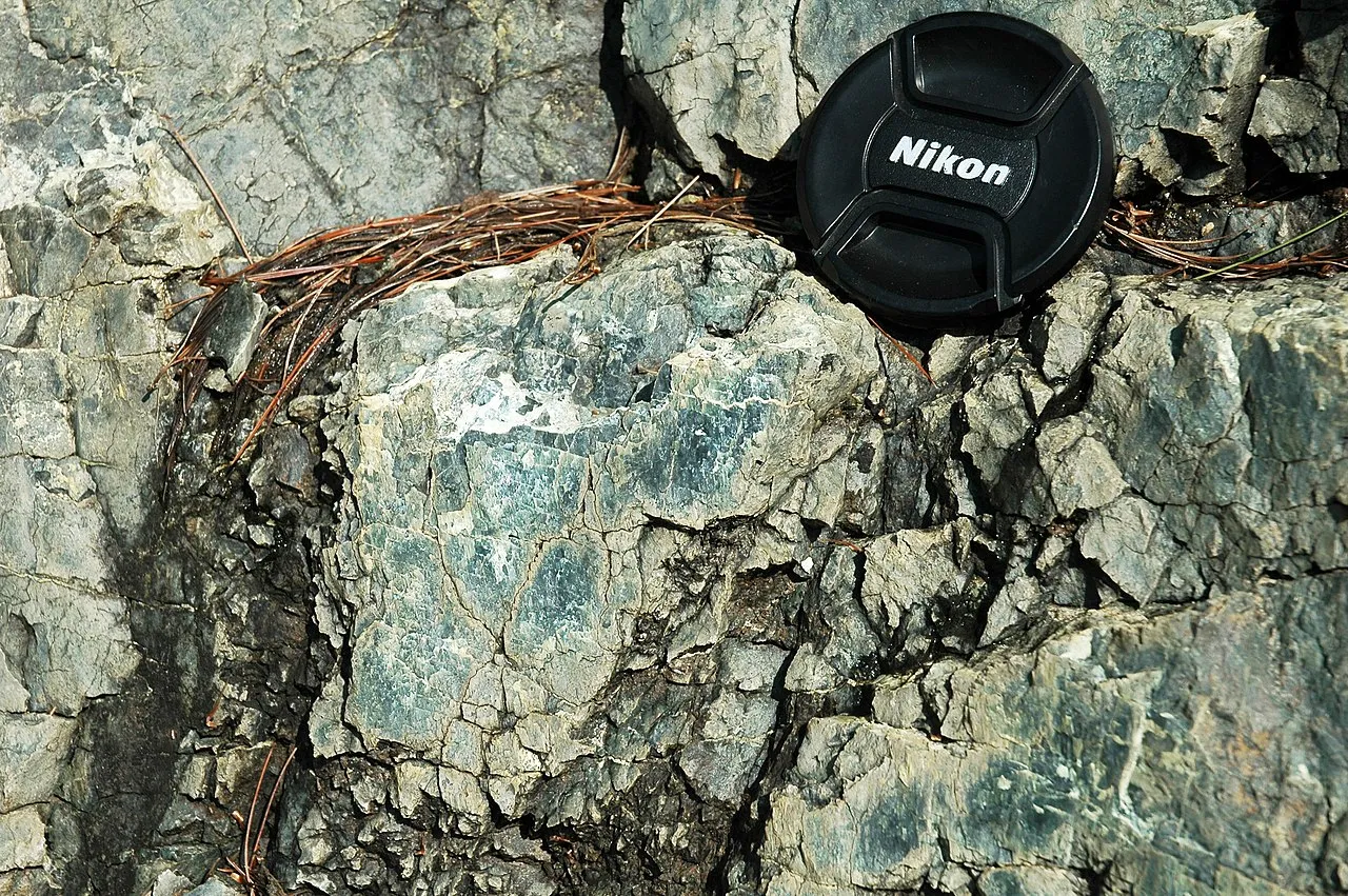 8 Metamorphic Minerals and Metamorphic Rocks  Outcrop of a serpentinite containing primarily antigorite