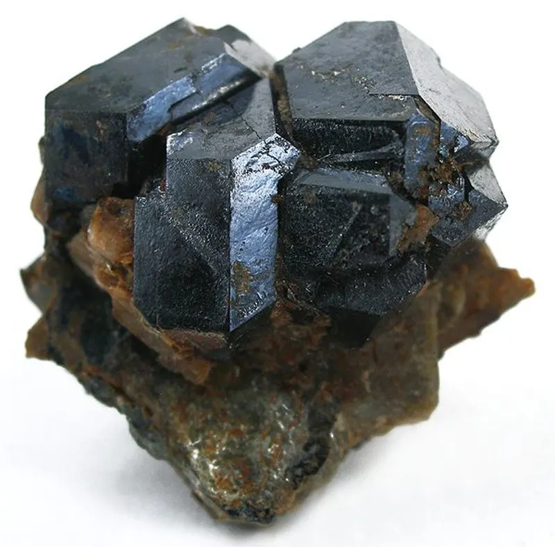 2 Mineral Chemistry 2.8 Uraninite on calcite
