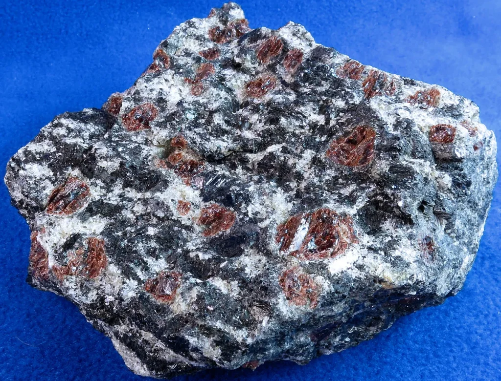 8 Metamorphic Minerals and Metamorphic Rocks Garnet granulite, a high-grade metamorphic rock