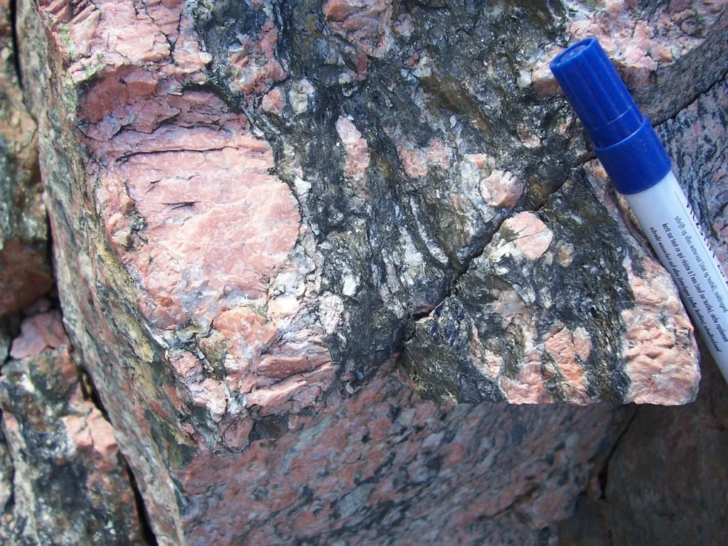 8 Metamorphic Minerals and Metamorphic Rocks Metagranite from western Norway.