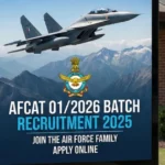 AFCAT 01/2026 Batch Recruitment