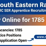 South Eastern Railway RRC SER Apprentice Recruitment 2025