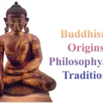 Buddhism, originating in ancient India around the 6th-5th century BCE with Siddhartha Gautama (the Buddha), is a philosophy and religion focused on overcoming suffering (dukkha) by understanding its causes, following ethical principles, and attaining enlightenment (nirvana) through practices like meditation, leading to major traditions such as Theravada and Mahayana, and profoundly influencing Asian culture. Its core tenets involve the Four Noble Truths and the Eightfold Path, emphasizing non-violence, compassion, and escaping the cycle of rebirth (samsara).