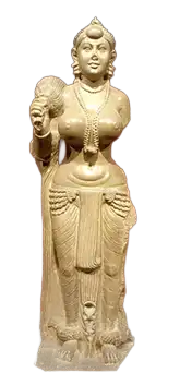 Mauryan Art and Architecture- UPSC Didarganj Yakshini (Chauri bearer) (Bihar)