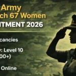 Indian Army SSC Technical 67th Women Recruitment 2026