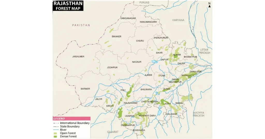 राजस्थान में वन संसाधन