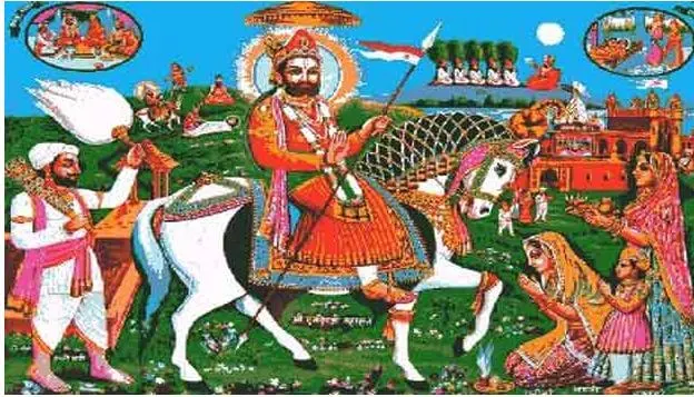 राजस्थान के लोक देवता राजस्थान के प्रमुख लोक देवताओं में पाबूजी, गोगाजी, रामदेवजी, तेजाजी, हड़बूजी, देवनारायण जी और कल्ला जी शामिल हैं, जिनमें से पाबूजी, गोगाजी, रामदेवजी, हड़बूजी और मेहा जी को 'पंच पीर' कहा जाता है, जो राजस्थान की संस्कृति और इतिहास में महत्वपूर्ण स्थान रखते हैं