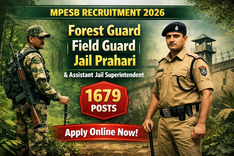 Madhya Pradesh Employees Selection Board (MPESB) Forest Guard, Field Guard, Jail Prahari & Assistant Jail Superintendent Recruitment 2026 – Apply for 1679 Posts