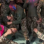 Indian troops, locals celebrate Holi in Ladakh - The Hindu
