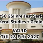 UPSC GSI Pre-Test Series 2027