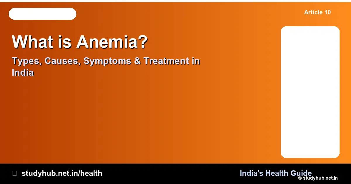 What is Anemia? β Types, Causes, Symptoms & Treatment in India What is Anemia β Types, Causes, Symptoms and Treatment in India