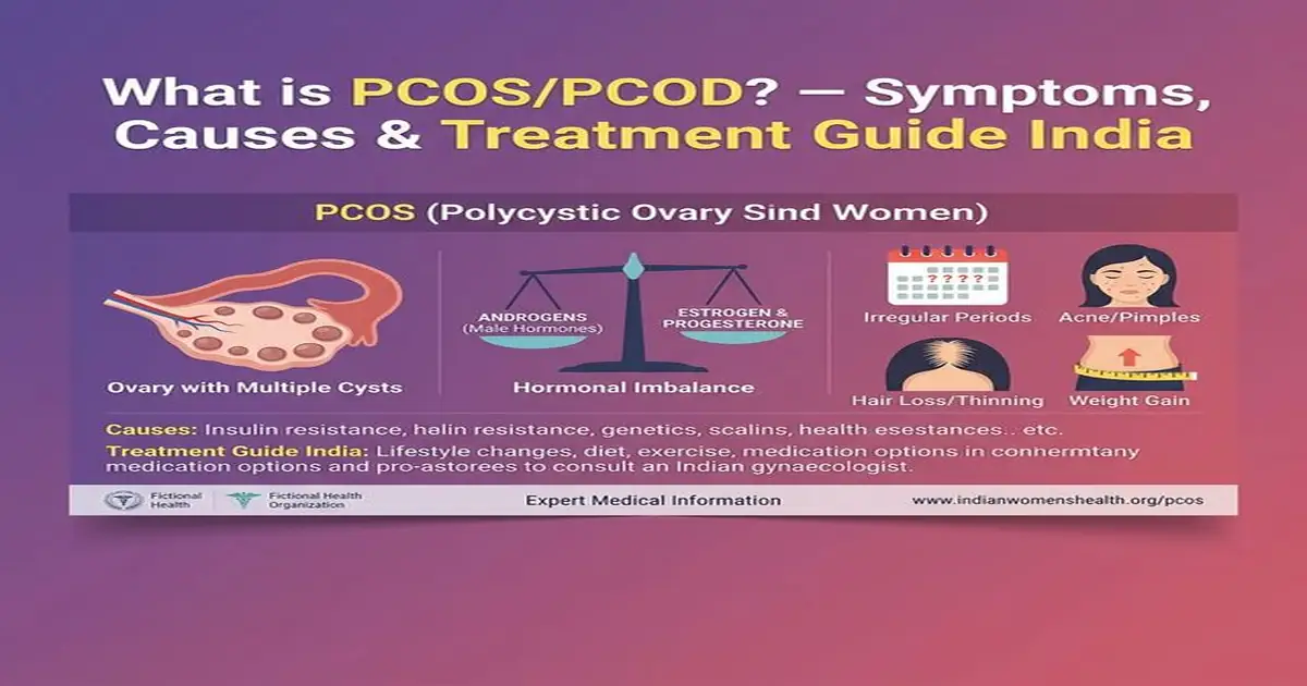 What is PCOS PCOD — Symptoms, Causes, Diagnosis and Treatment Guide for Indian Women