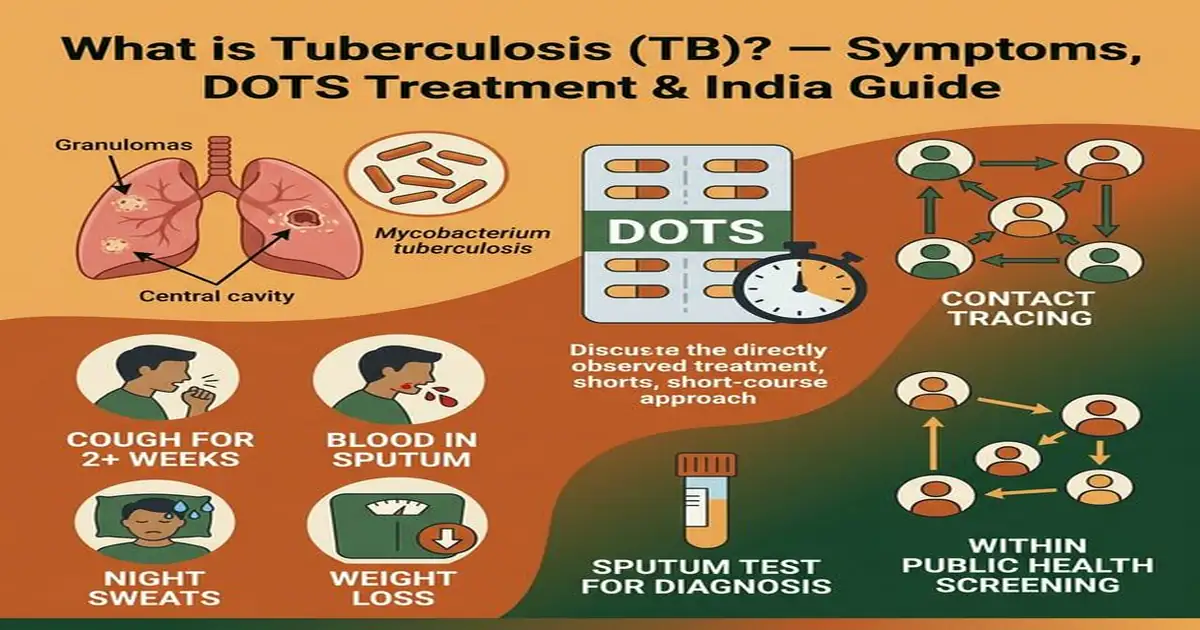 What is Tuberculosis (TB)? — Symptoms, DOTS Treatment & India Guide What is Tuberculosis TB India — Symptoms, DOTS Treatment, MDR-TB and Nikshay Guide