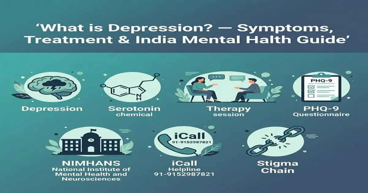 What is Depression? β Symptoms, PHQ-9, Treatment & India Mental Health Guide What is Depression β Symptoms, PHQ-9 Screening, Antidepressants and India Mental Health Guide
