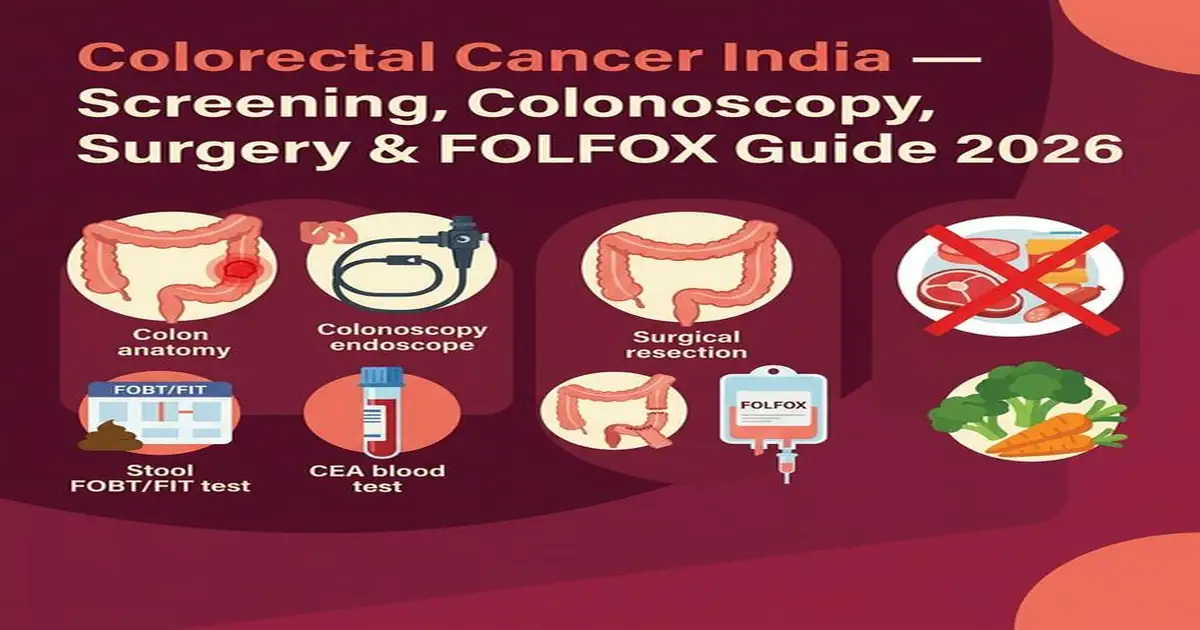 Colorectal Cancer India — Screening Colonoscopy Surgery FOLFOX Treatment Guide