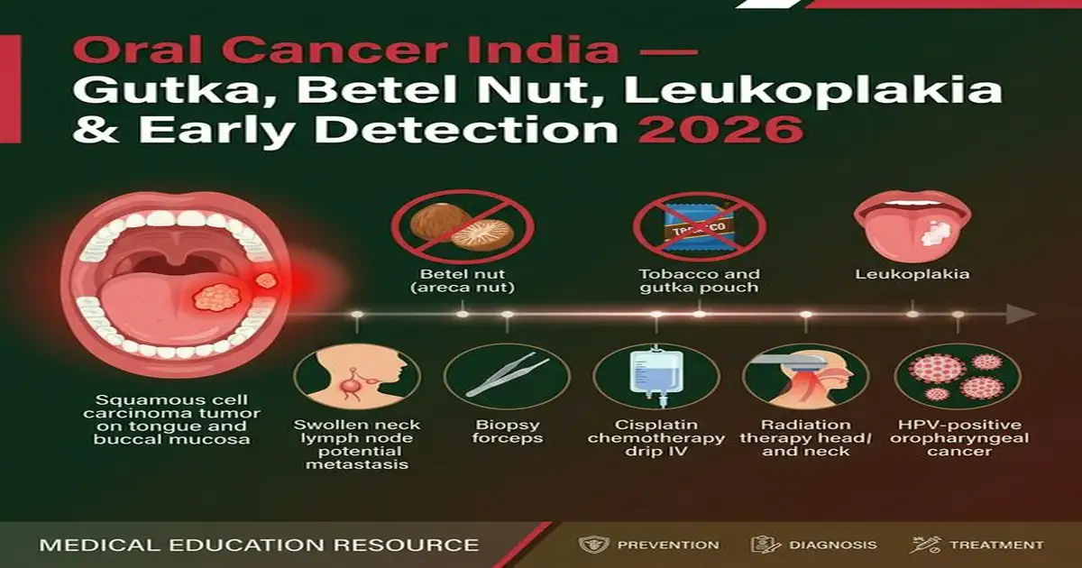 Oral Cancer India — Gutka, Betel Nut, OSMF, Leukoplakia, OSCC Staging, Cisplatin-RT & HPV Oral Cancer India — Gutka Betel Nut Leukoplakia OSMF Cisplatin Radiotherapy Treatment