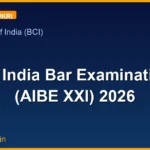 All India Bar Examination (AIBE XXI) 2026