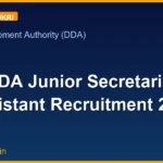 DDA Junior Secretariat Assistant Recruitment 2025