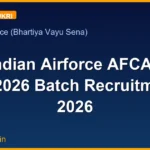 Indian Airforce AFCAT 01/2026 Batch Recruitment 2026
