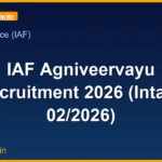IAF Agniveervayu Recruitment 2026 (Intake 02/2026)