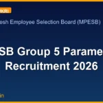 MPESB Group 5 Paramedical Recruitment 2026