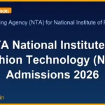 NTA National Institute of Fashion Technology (NIFT) Admissions 2026