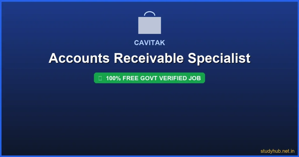 accounts job fresher | Accounts Receivable Specialist Govt Verified