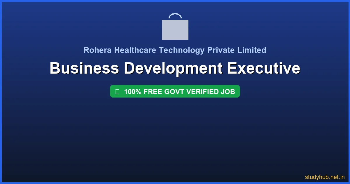 fresher jobs mumbai | Business Development Executive Govt Verified