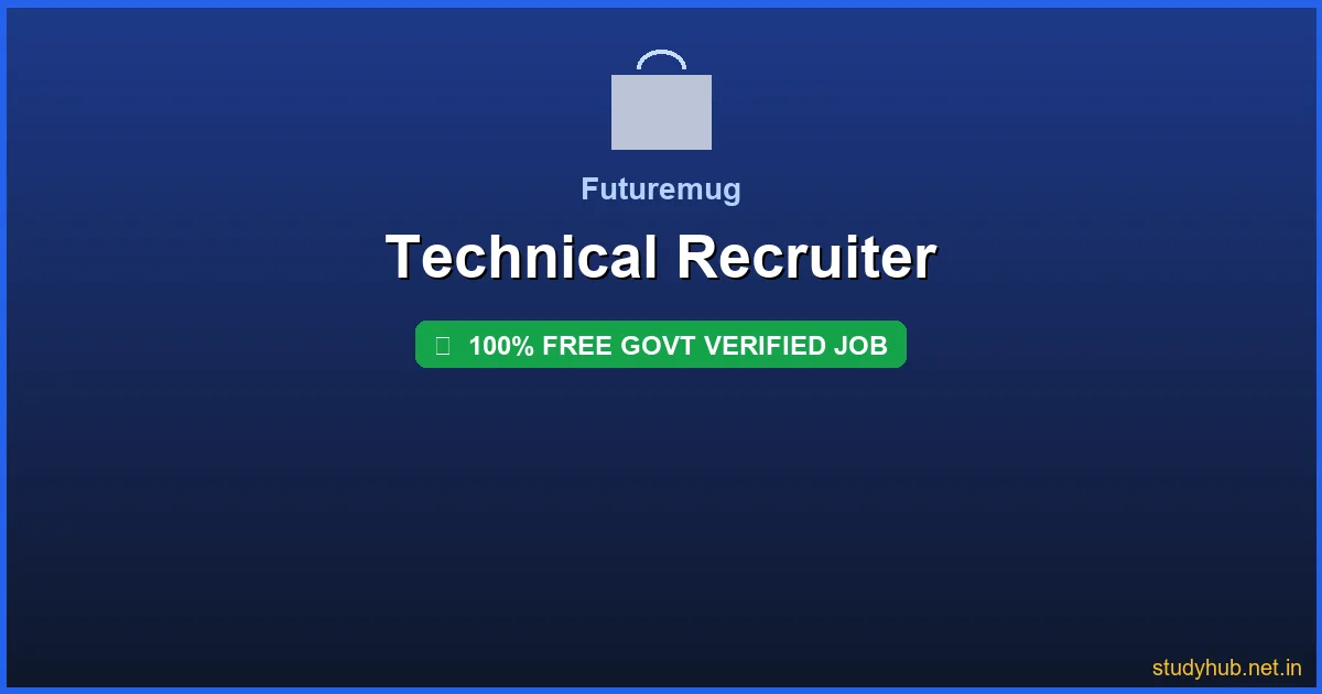 technical recruiter job | Technical Recruiter Govt Verified